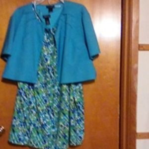 Dress with matching jacket
